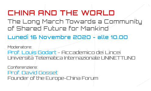 Tra  Cina e Occidente è guerra fredda? Lunedì un digital talk dell’Università Telematica Internazionale UniNettuno