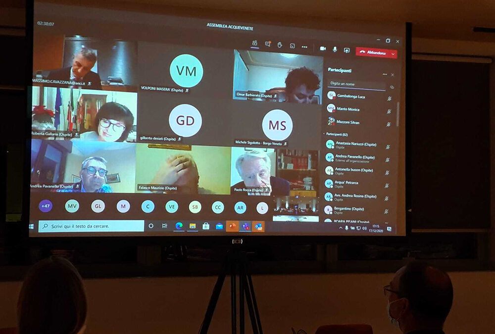 Approvato il budget 2021 di Acquevente: investimenti per 40,8 milioni di euro e zero aumenti in bolletta