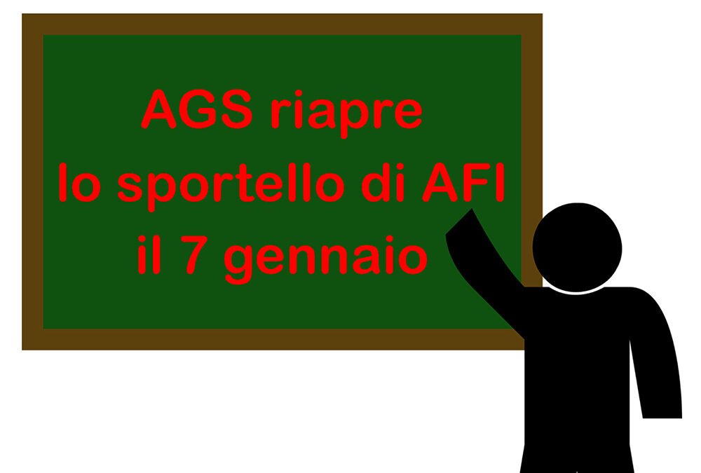 Chiuso sino al prossimo giovedì 7 gennaio lo sportello clienti di Affi dell’Azienda Gardesana Servizi
