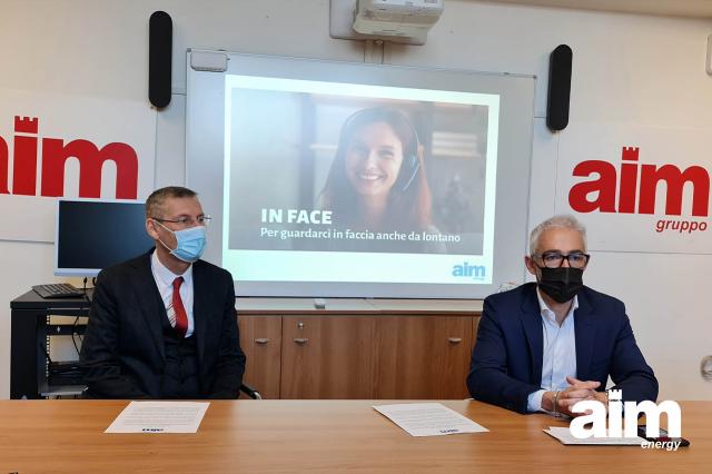 AIM Energy lancia “In Face”: pratiche in videochiamata rispettando il distanziamento sociale causato dal Covid