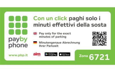 “PayByPhone”: un altro comodo sistema per pagare la sosta con il cellulare sulle strisce blu di Vicenza
