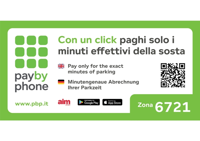 “PayByPhone”: un altro comodo sistema per pagare la sosta con il cellulare sulle strisce blu di Vicenza