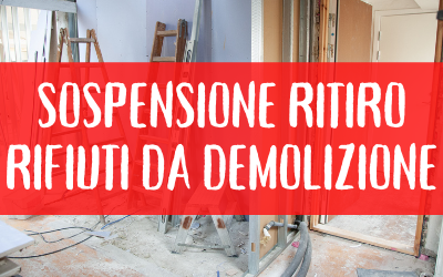 ASVO sospende la raccolta dei rifiuti da demolizione in attesa di chiarimenti sulle recenti modifiche normative
