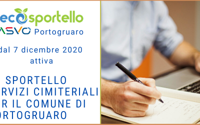ASVO attiverà  da lunedì 7 dicembre a Portogruaro un nuovo sportello di front office per i servizi cimiteriali
