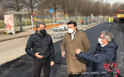 Verso il completamento dei lavori di asfaltatura e segnaletica stradale nei cantieri aperti della filovia di Verona