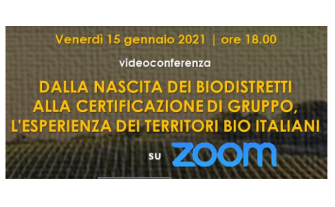 Newsletter Agricoltura Veneta: videoconferenza sul tema “Biodistretti in Italia, lo stato dell’arte” organizzato dall’ ARGAV