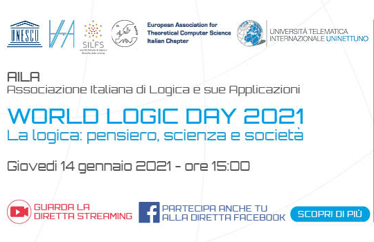 Giovedì il digital talk “WORLD LOGIC DAY 2021 – La logica: pensiero, scienza e società” dell’Universita UniNettuno