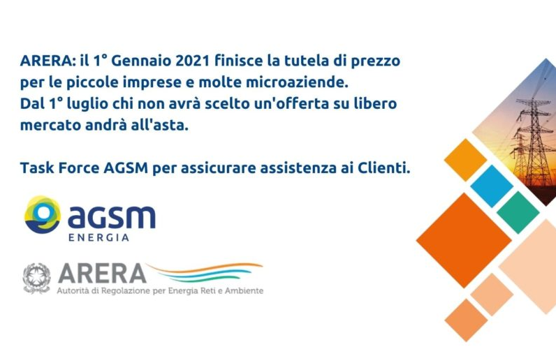 Finisce la Maggior Tutela per le piccole imprese e AGSM Energia invia 5.000 lettere per accompagnarle nella transizione