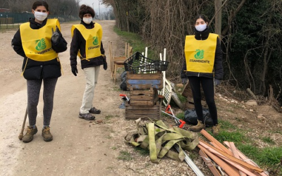 Prosegue  la  partnership  tra AMIA Verona e le associazioni ambientaliste: ripulite le rive di un tratto dell’Adige