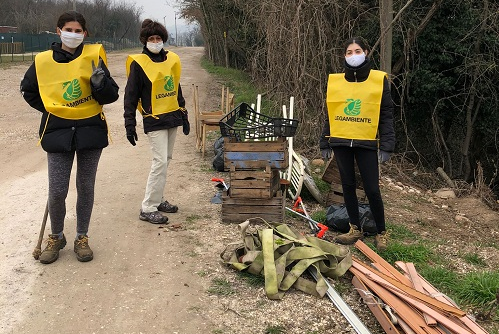 Prosegue la partnership tra AMIA Verona e le associazioni ambientaliste: ripulite le rive di un tratto dell’Adige