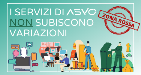 ASVO segnala che i servizi vengono regolarmente erogati nonostante il Veneto sia diventato zona rossa