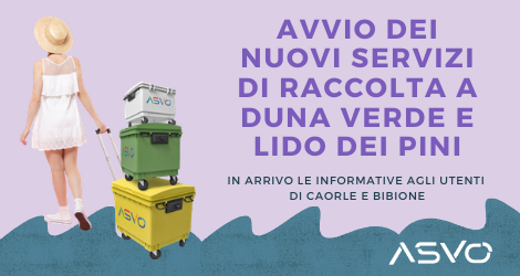 Al via l’informazione agli utenti per la nuova raccolta rifiuti a a Duna Verde di Caorle e al Lido dei Pini di Bibione