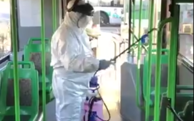 Anche gli autobus di Mobilità di Marca fanno i tamponi per il Covvid-19 : i primi risultati sono tutti negativi