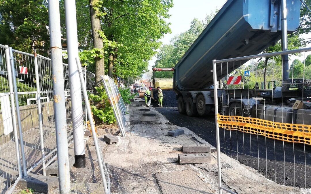 Filovia di Verona: nei prossimi giorni  il completamento dei cantieri in via Dalla Corte e in via Città di Nimes