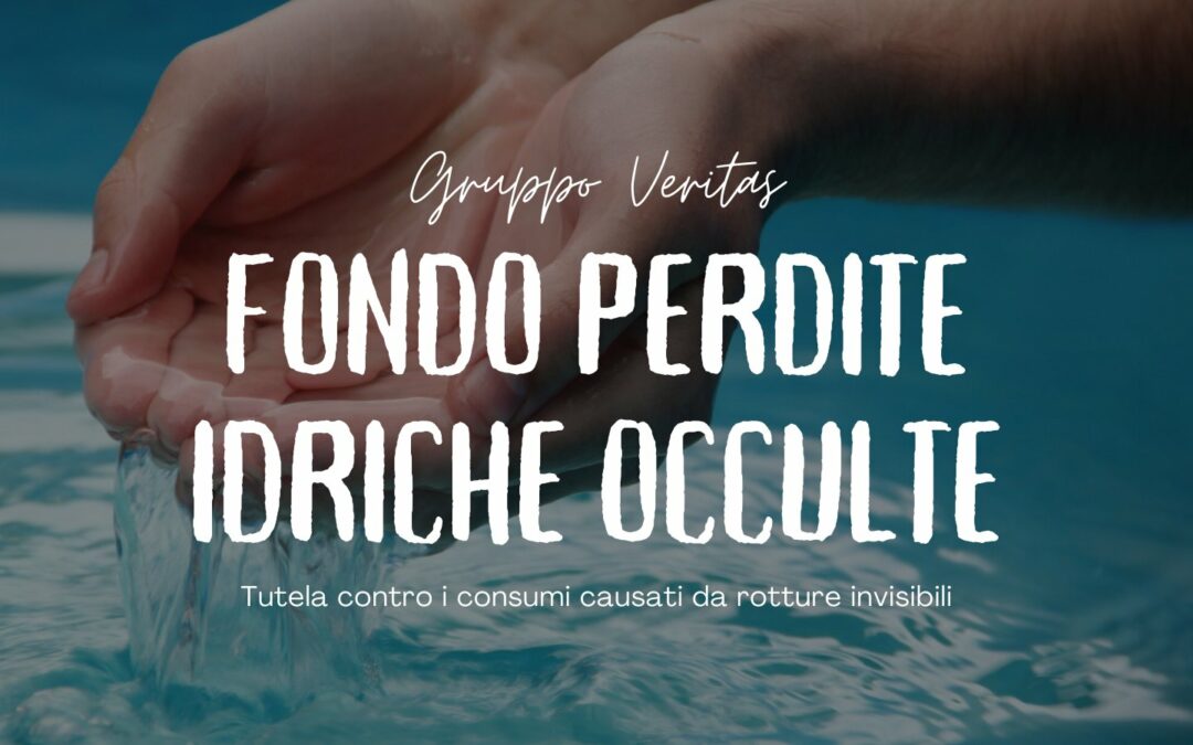 Quota di adesione più bassa e rimborsi più alti per chi aderisce al fondo perdite idriche occulte di Veritas