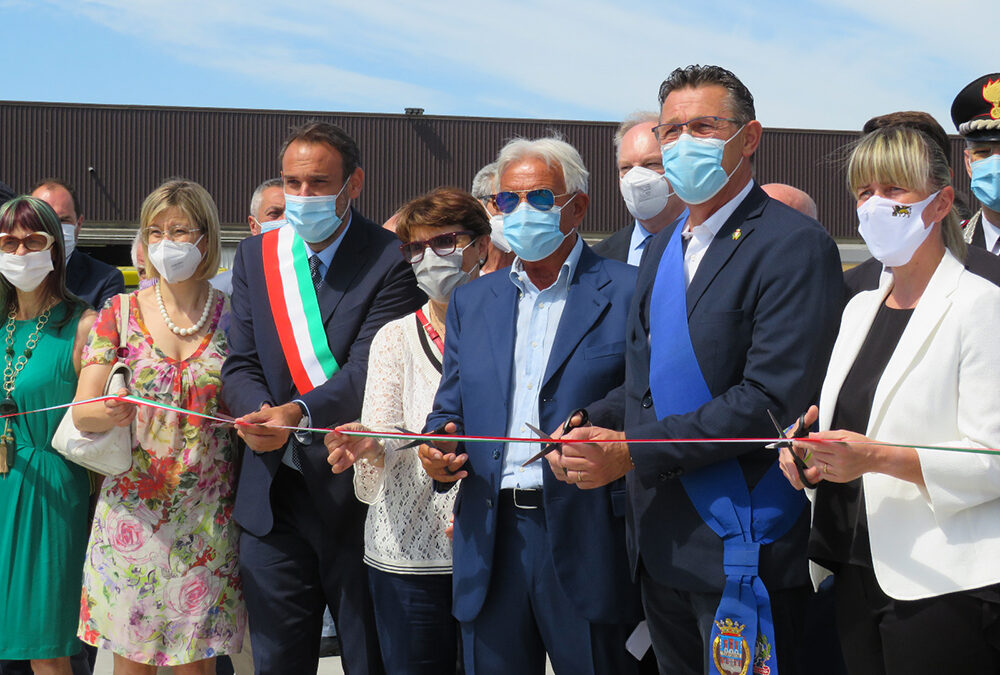 Il nuovo polo logistico di Mobilità di Marca a Treviso è stato inaugurato. Ha una superficie di 33 mila metri quadri