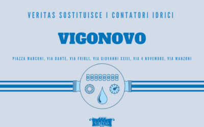 E’ in corso la sostituzione i contatori del servizio idrico a Vigonovo a cura della Lecher, società del Gruppo Veritas