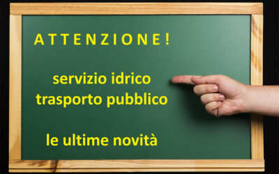 Variazioni del servizio idrico e del trasporto pubblico locale sono state annunciate da alcune aziende pubbliche venete
