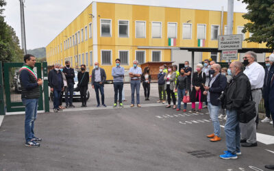 E’ stato inaugurato ed entra in servizio ad Abano Terme un nuovo centro di raccolta rifiuti di AcagasApsAmga