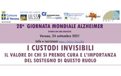 28° Giornata Mondiale dell’Alzheimer: le farmacie AGEC sostengono l’iniziativa “I custodi invisibili” in programma Verona