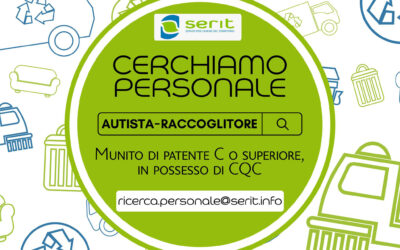SERIT di Cavaion Veronese sta cercando autisti e raccoglitori muniti della patente C o superiore e di carta CQC