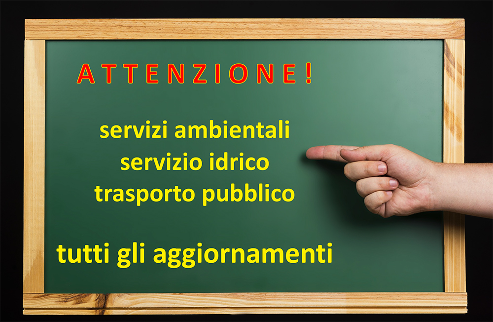 Le nuove comunicazione e gli ultimi aggiornamenti sull’erogazione dei servizi in Veneto diffusi dalle utilities