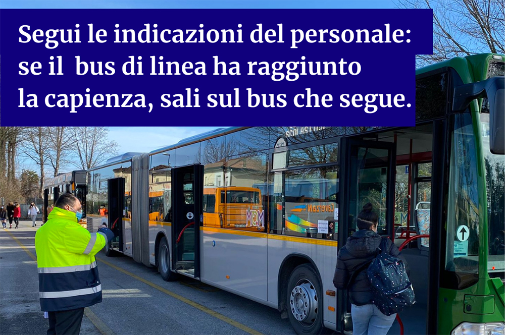 Sono già più di 1.200 le corse bis di rinforzo dei servizi scolastici effettuate da Mobilità di Marca nelle ore di punta