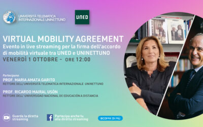 Accordo di “virtual mobility” tra le università Telematica Uninettuno e Nacional de Educacion a Distancia