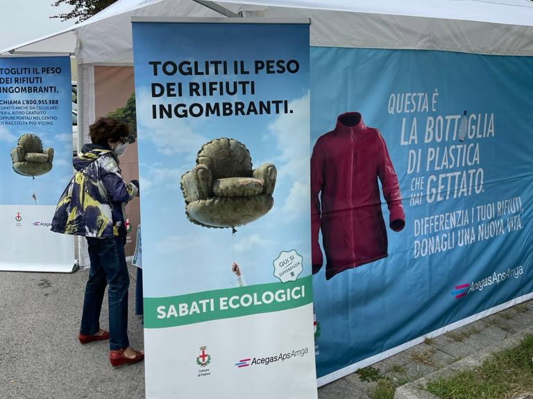 Sabato penultimo appuntamento con i “Sabati Ecologici” di AcegasApsAmga in piazzale Azzurri d’Italia a Padova