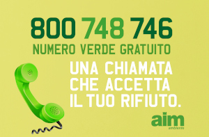 I cittadini della città di Vicenza dispongono ora di un nuovo numero verde unico per tutti i servizi di igiene ambientale