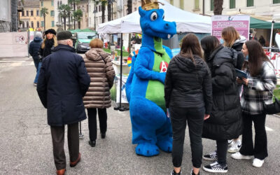 Drago Augusto, personaggio didattico di ASVO, sarà nuovamente alla Fiera di Sant’Andrea di Portogruaro