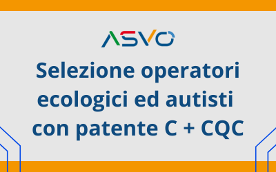 Selezioni della società Ambiente Servizi Venezia Orientale per operatori ecologici e per autisti con patente C + CQC