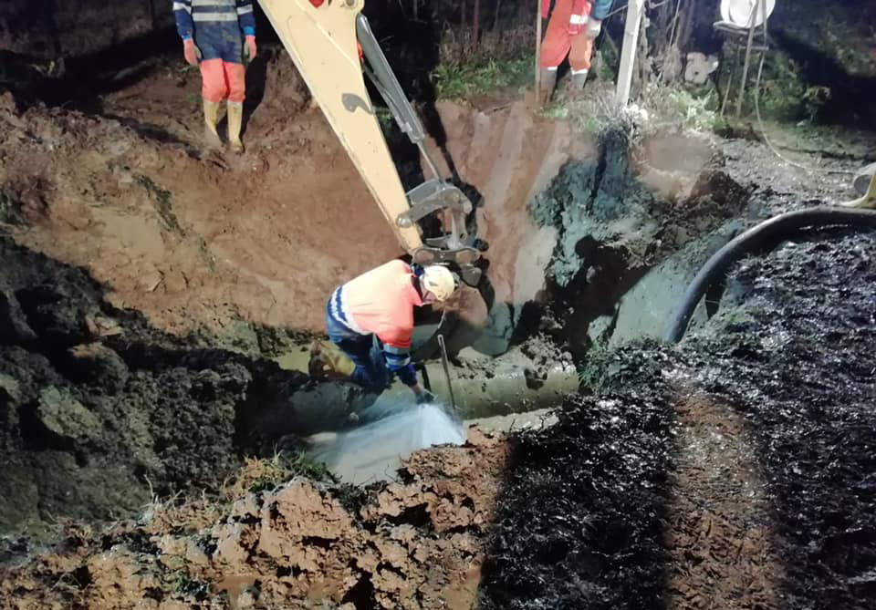 Guasto all’adduttrice che scende da San Martino di Colle Umberto: Piave Servizi interviene di notte per limitare i disagi