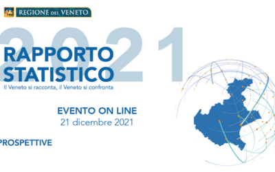 Martedì 21 dicembre sarà presentato on line il 18° rapporto statistico “Il Veneto si racconta, il Veneto si confronta”