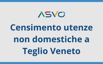 ASVO sta effettuando a Teglio Veneto un  censimento dei contenitori per migliorare e valorizzare la gestione dei rifiuti