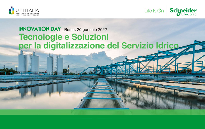 Un evento su “Tecnologie e Soluzioni per la digitalizzazione del Servizio Idrico” si terrà il 20 gennaio a Roma