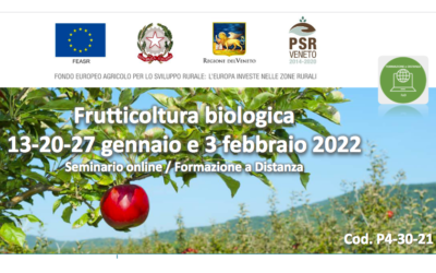 La prossima settimana inizia il corso di formazione a distanza “Frutticoltura biologica” proposto da Veneto Agricoltura