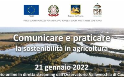 Il prossimo venerdì 21 gennaio si terrà il seminario “Comunicare e praticare la sostenibilità in agricoltura”