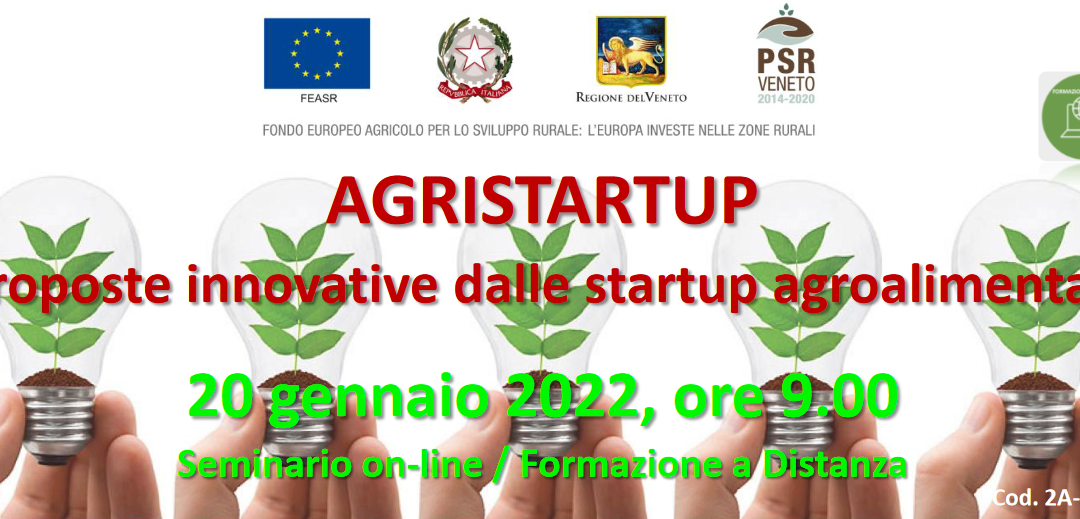 Il 20 gennaio arriva “AGRISTARTAP”, la finestra sulle innovazioni dell’agenzia regionale Veneto Agricoltura