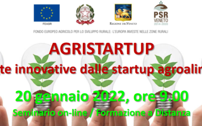 Il 20 gennaio arriva “AGRISTARTAP”, la finestra sulle innovazioni dell’agenzia regionale Veneto Agricoltura