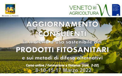 Corso per il rinnovo del certificato di abilitazione per consulenti in materia di uso dei prodotti fitosanitari