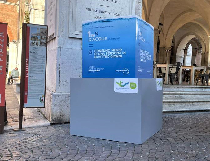 Installazioni di Alto Trevigiano Servizi da oggi nelle piazze per spiegare ai cittadini il valore “dell’oro blu”