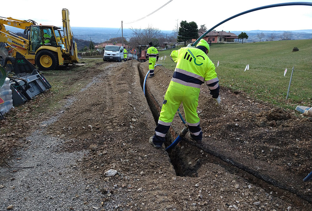 Terminati i lavori di Piave Servizi per portare l’acqua potabile alla località Piadera del Comune di Vittorio Veneto