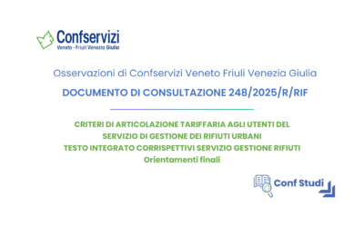 Criteri di articolazione tariffaria agli utenti del servizio di gestione dei rifiuti urbani | Testo integrato corrispettivi servizio gestione rifiuti