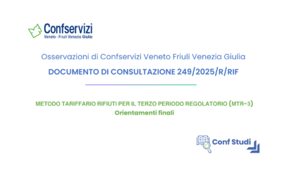Metodo tariffario rifiuti per il terzo periodo regolatorio – MTR-3