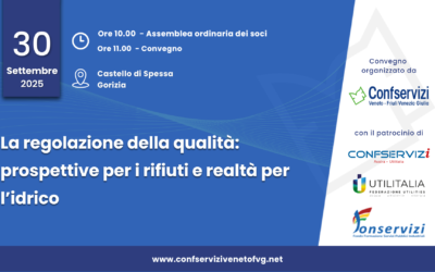 30 settembre 2025 | Assemblea e convegno | La regolazione della qualità: prospettive per i rifiuti e realtà per l’idrico