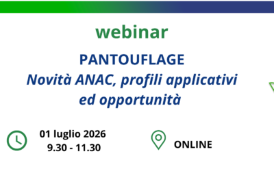 01 luglio 2026 | Webinar | Pantouflage: novità ANAC, profili applicativi ed opportunità